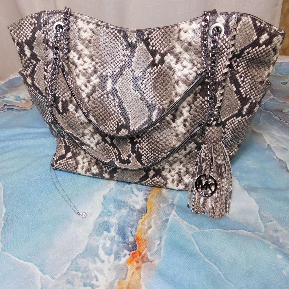 Michael Kors snakeskin purse